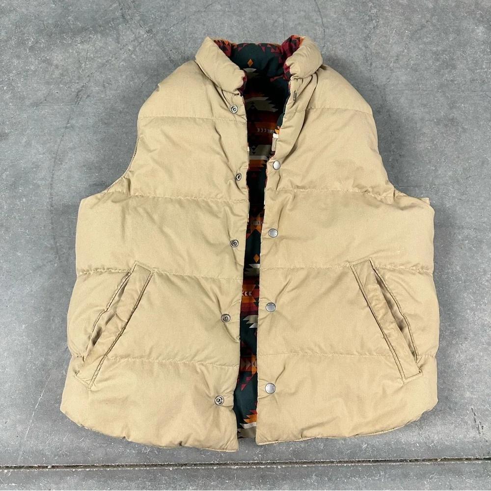 Vintage Polo Ralph Lauren Denim & Supply Serape Puffer Vest Large. Firm on price - Picture 6 of 9